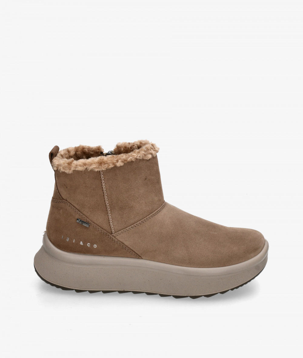 Botines Igi&Co  8681422 en serraje taupe Botines Igi&Co  8681422 en serraje taupe