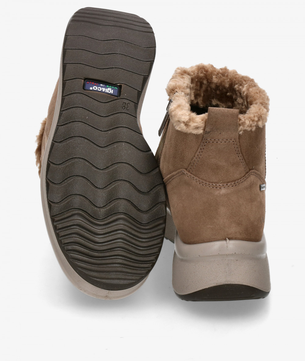 Botines Igi&Co  8681422 en serraje taupe Botines Igi&Co  8681422 en serraje taupe