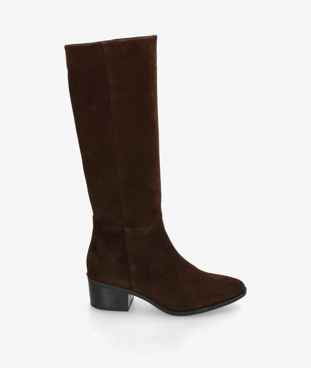 Botas pabloochoa.shoes  39511 en serraje marrón Botas pabloochoa.shoes  39511 en serraje marrón
