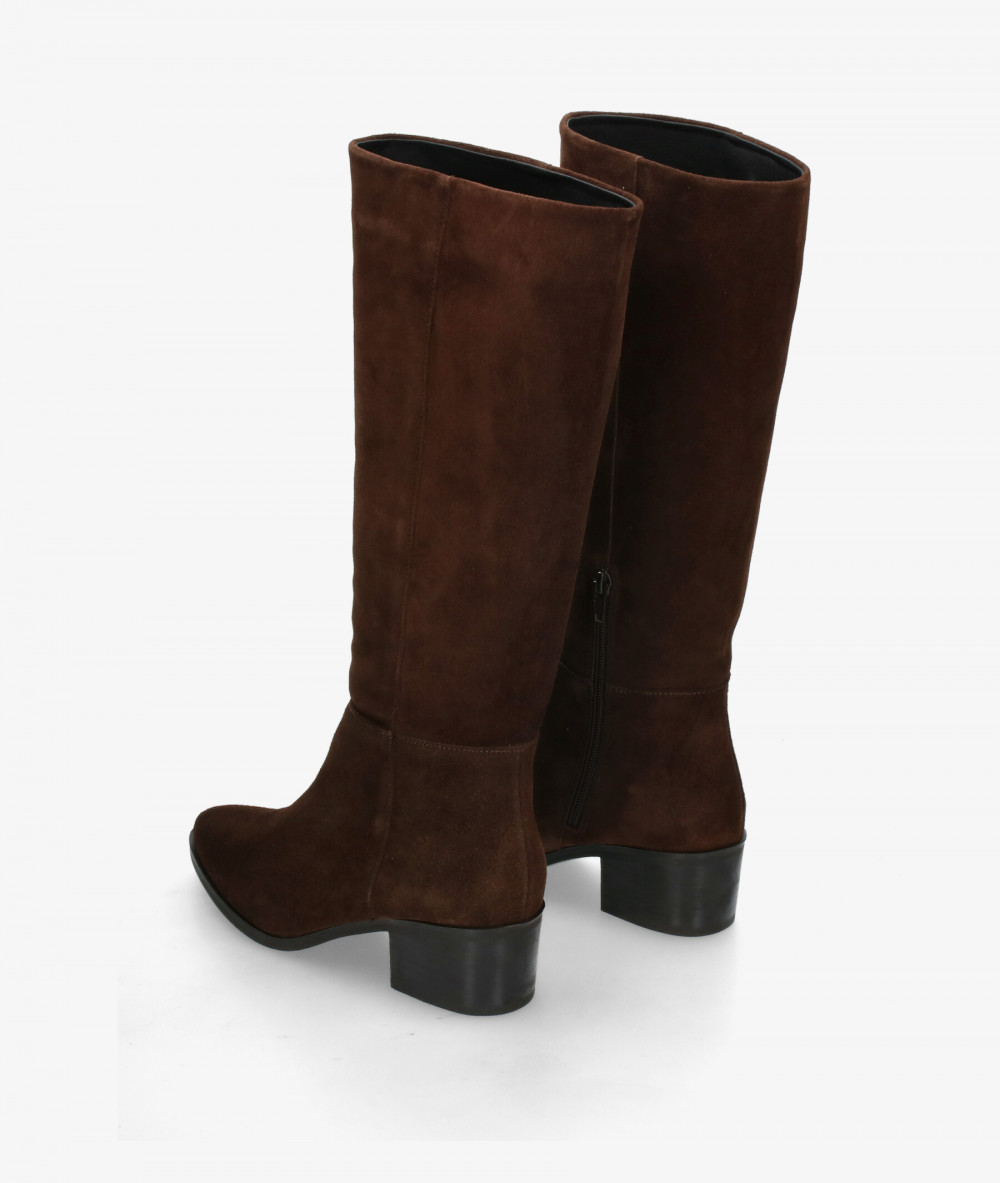 Botas pabloochoa.shoes 39511 en serraje marrón