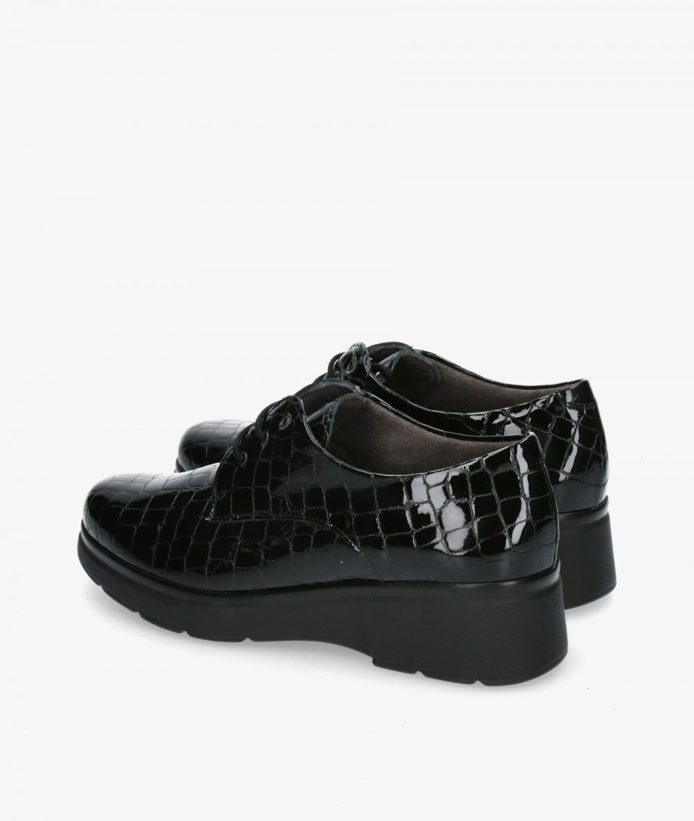 Zapatos inglés Pitillos 10751 en coco negro Zapatos inglés Pitillos 10751 en coco negro