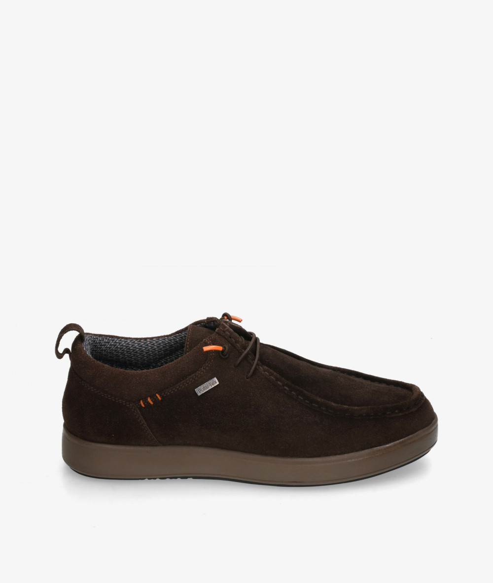 Zapatos casual St. Gallen POLI-01 en serraje marrón Zapatos casual St. Gallen POLI-01 en serraje marrón