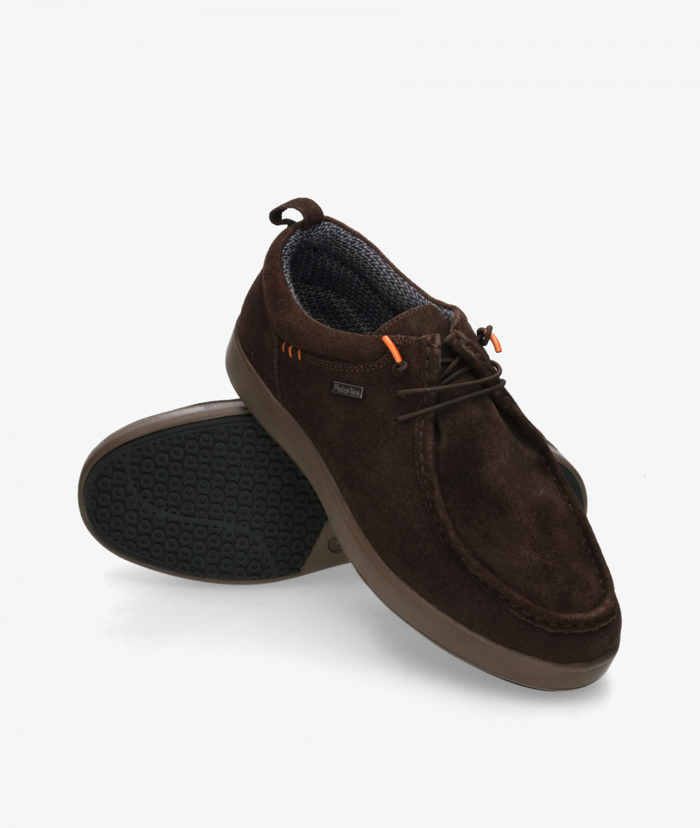Zapatos casual St. Gallen POLI-01 en serraje marrón Zapatos casual St. Gallen POLI-01 en serraje marrón