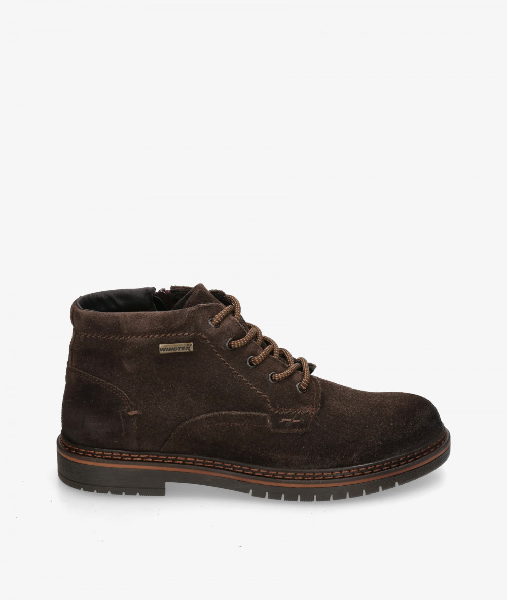 ZEN Boots  520015 in brown split suede