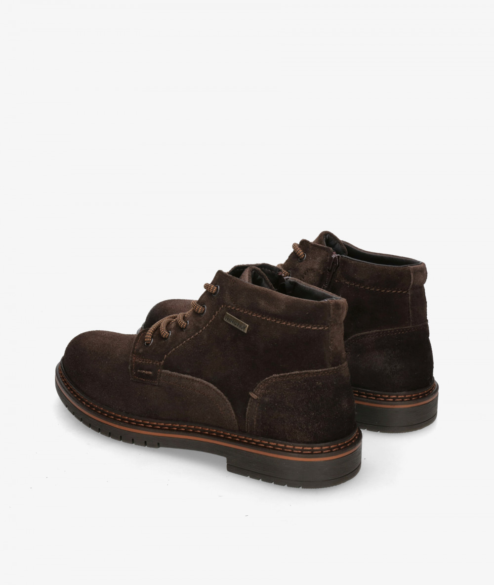ZEN Boots  520015 in brown split suede