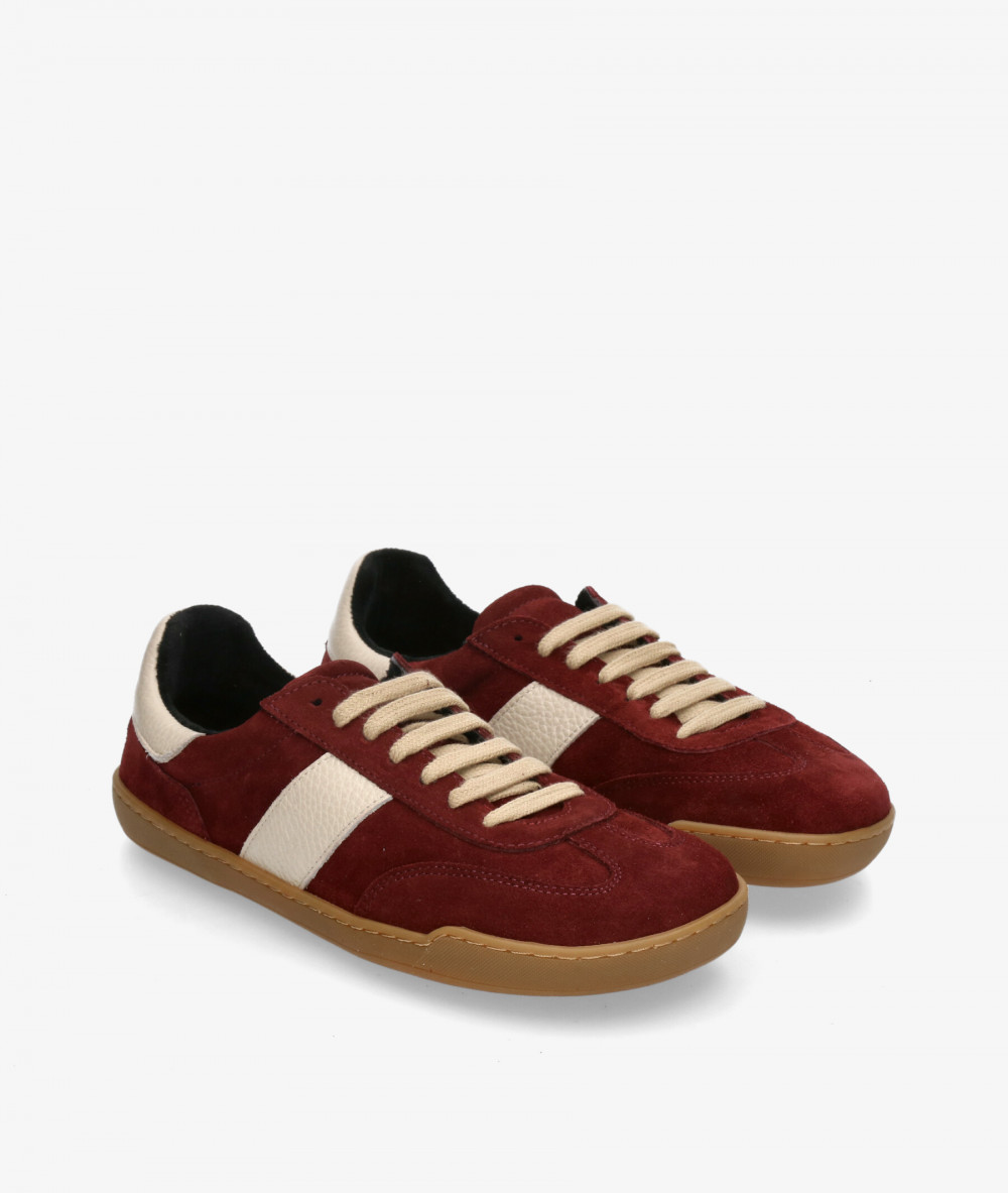 Deportivos pabloochoa.shoes BARA 409B en serraje teja Deportivos pabloochoa.shoes BARA 409B en serraje teja