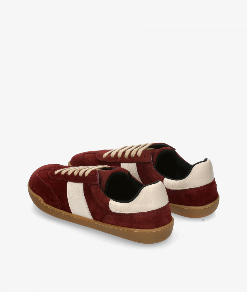Deportivos pabloochoa.shoes BARA 409B en serraje teja Deportivos pabloochoa.shoes BARA 409B en serraje teja