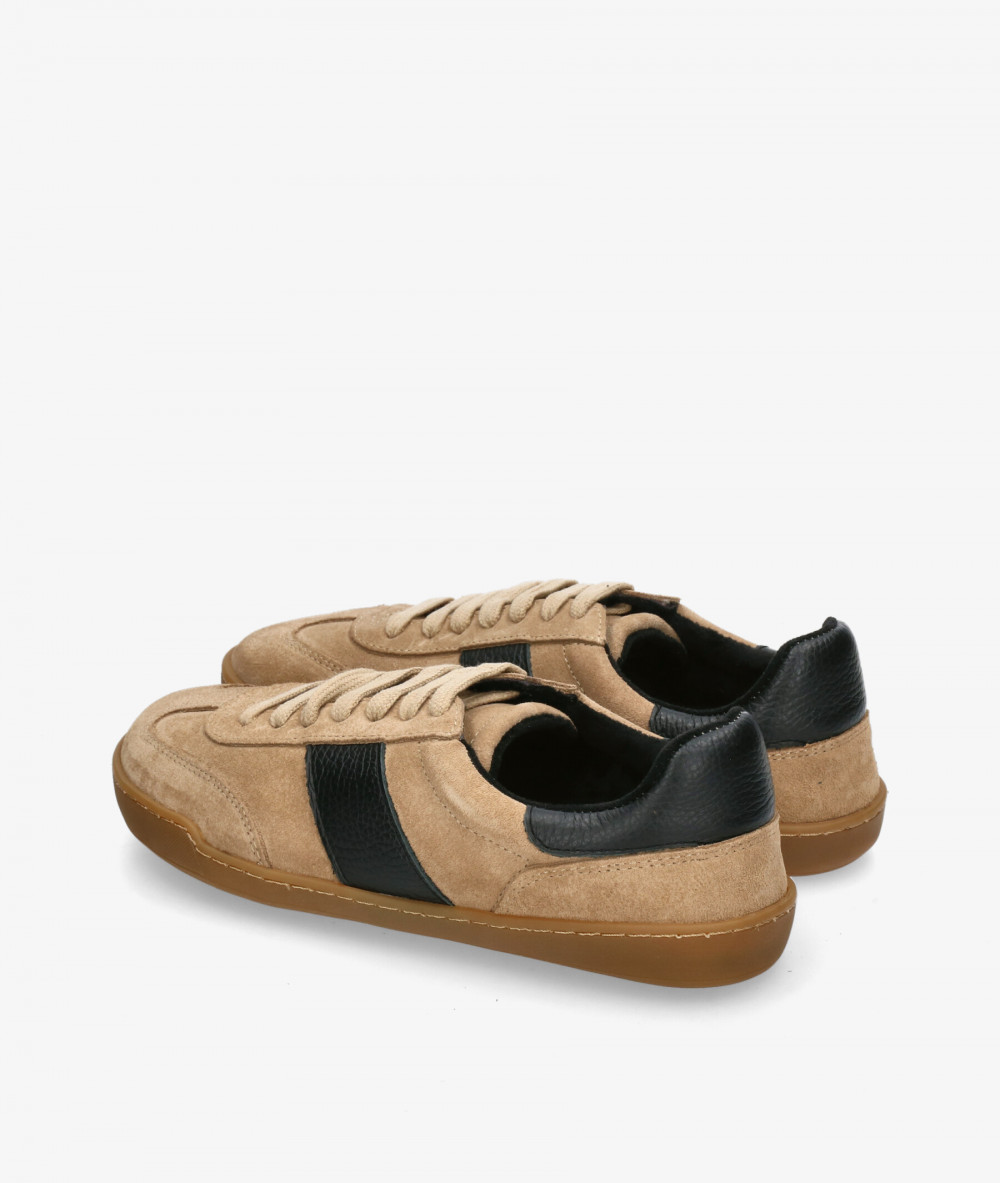 Deportivos pabloochoa.shoes BARA 409B en serraje taupe Deportivos pabloochoa.shoes BARA 409B en serraje taupe