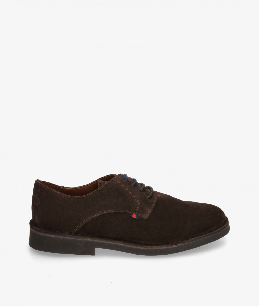 Zapatos casual Kénnebec  BLUCHER 2600 SIN FESTON en serraje marrón Zapatos casual Kénnebec  BLUCHER 2600 SIN FESTON en serraje marrón