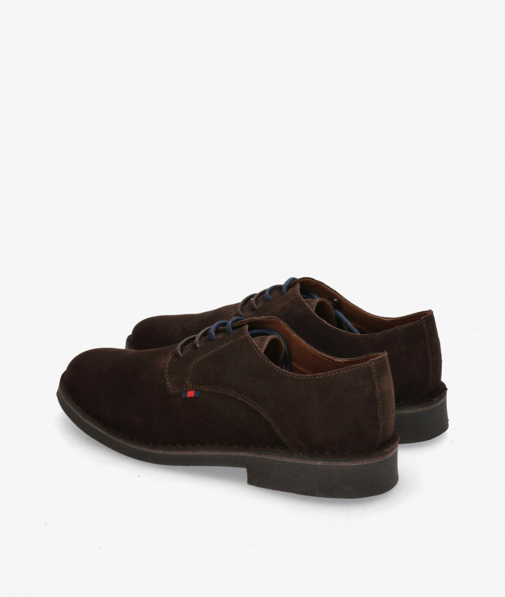 Zapatos casual Kénnebec  BLUCHER 2600 SIN FESTON en serraje marrón Zapatos casual Kénnebec  BLUCHER 2600 SIN FESTON en serraje marrón