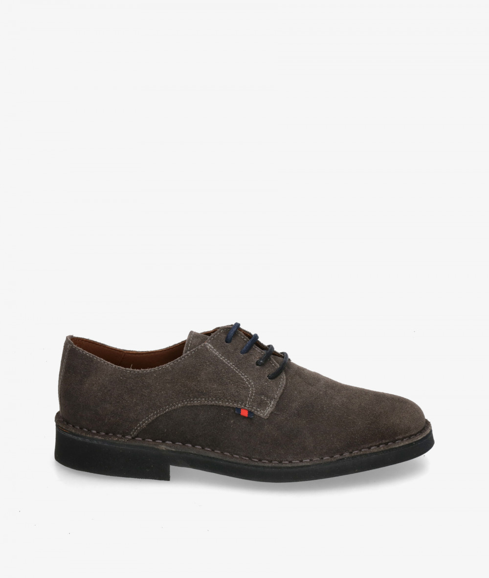 Zapatos casual Kénnebec  BLUCHER 2600 SIN FESTON en serraje gris Zapatos casual Kénnebec  BLUCHER 2600 SIN FESTON en serraje gris