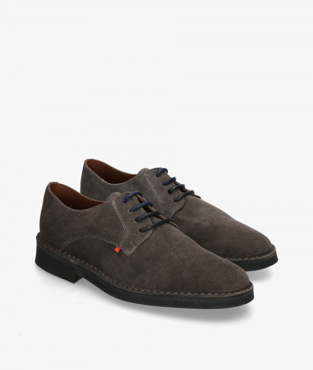 Zapatos casual Kénnebec  BLUCHER 2600 SIN FESTON en serraje gris Zapatos casual Kénnebec  BLUCHER 2600 SIN FESTON en serraje gris