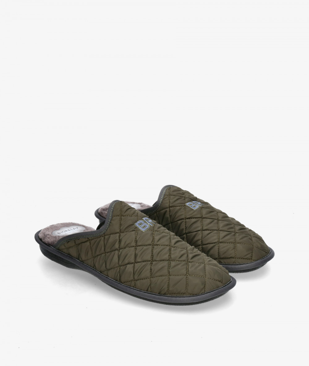 Zapatillas de casa Bio Relax  1448 en caki Zapatillas de casa Bio Relax  1448 en caki
