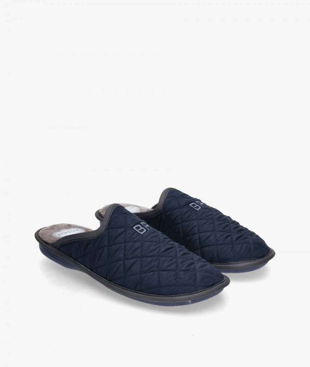 Zapatillas de casa Bio Relax  1448 en azul marino Zapatillas de casa Bio Relax  1448 en azul marino