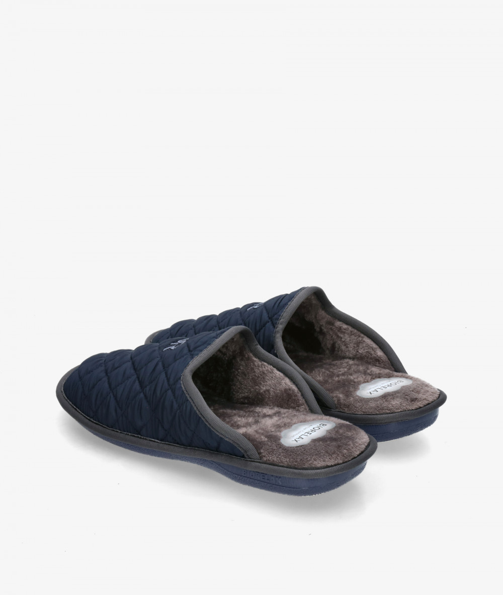Zapatillas de casa Bio Relax  1448 en azul marino Zapatillas de casa Bio Relax  1448 en azul marino