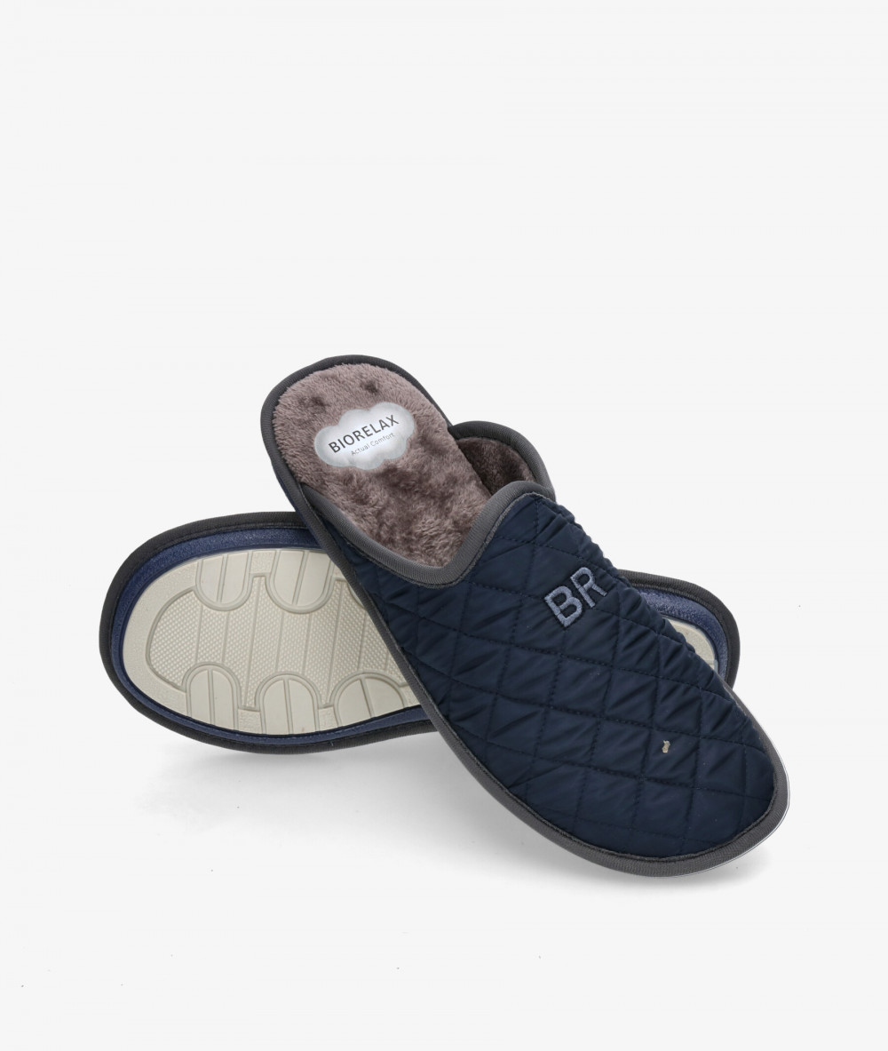 Zapatillas de casa Bio Relax  1448 en azul marino Zapatillas de casa Bio Relax  1448 en azul marino
