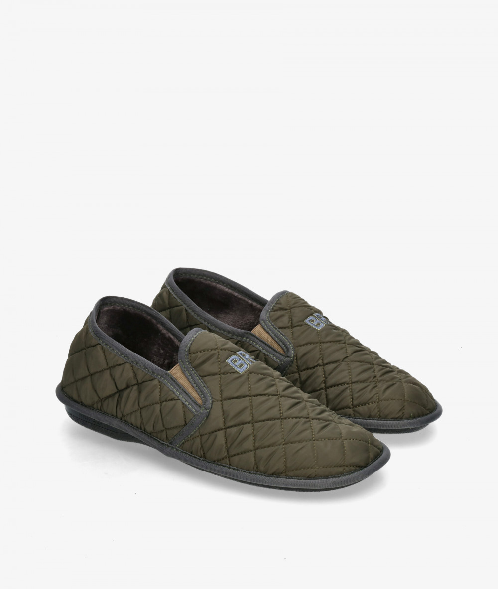Zapatillas de casa Bio Relax  1566 en caki Zapatillas de casa Bio Relax  1566 en caki