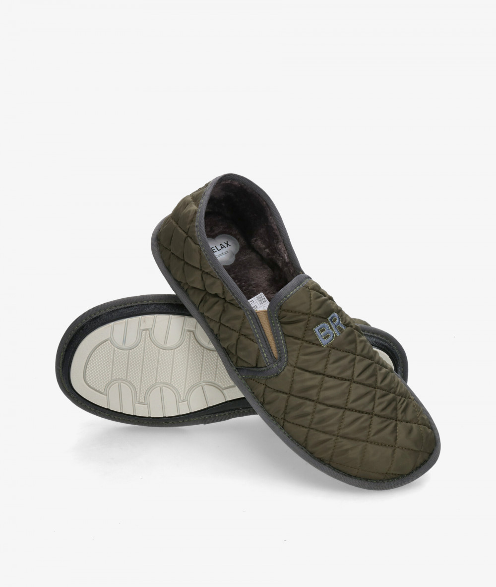 Zapatillas de casa Bio Relax  1566 en caki Zapatillas de casa Bio Relax  1566 en caki