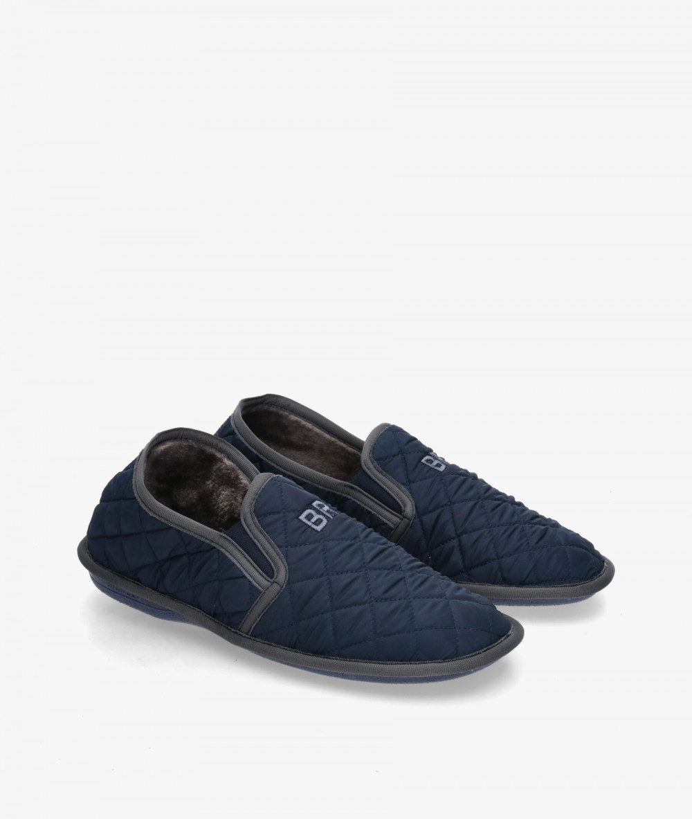 Zapatillas de casa Bio Relax  1566 en azul marino Zapatillas de casa Bio Relax  1566 en azul marino