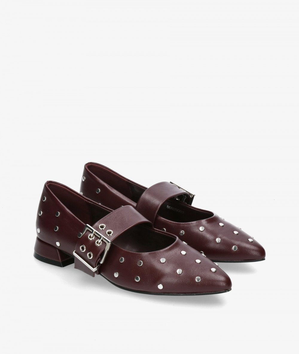 D'angela Dress low heel shoes 29003 in burgundy D'angela Dress low heel shoes 29003 in burgundy