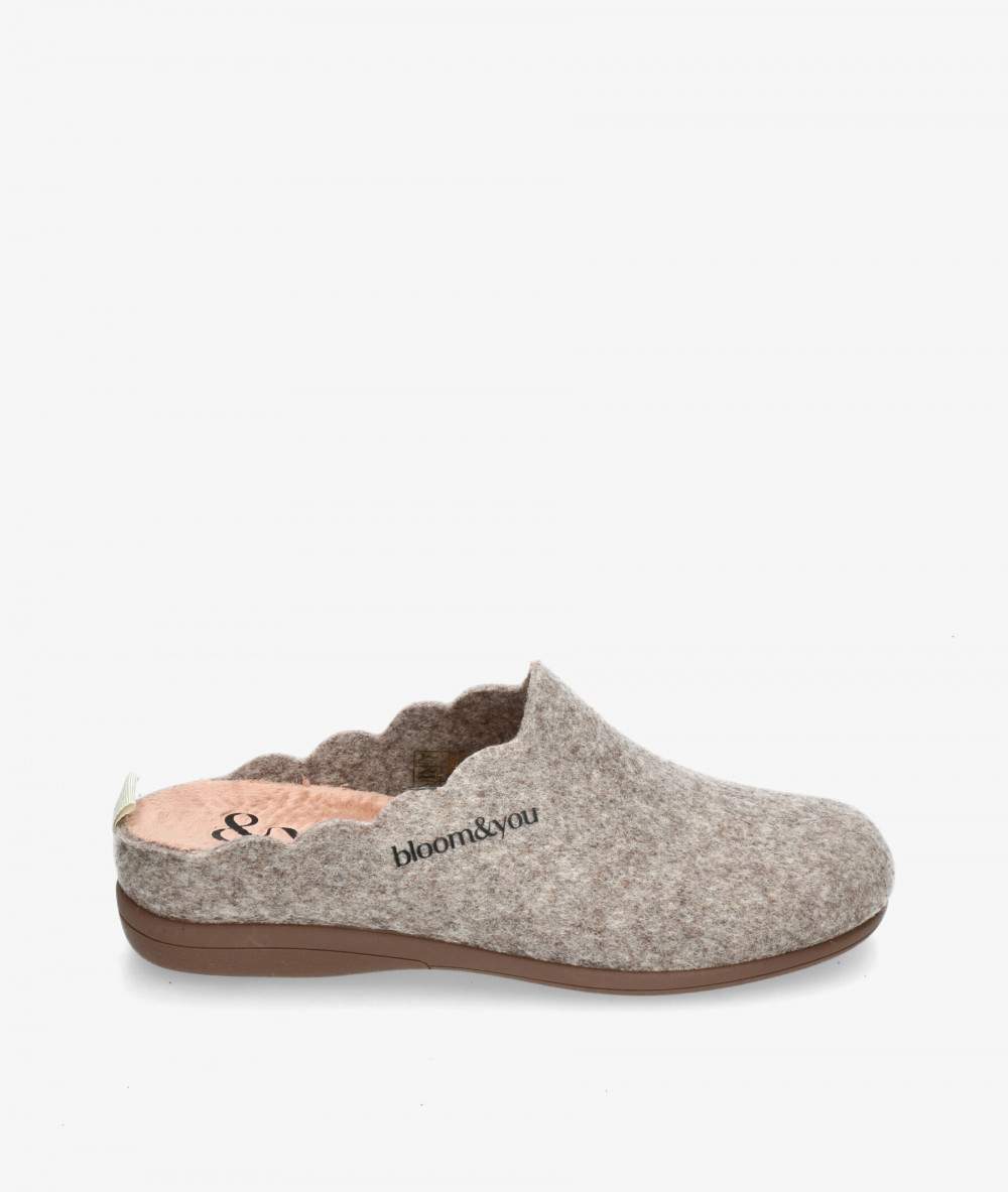 bloom&you Slippers  BLOOM SLIPPERS in taupe bloom&you Slippers  BLOOM SLIPPERS in taupe