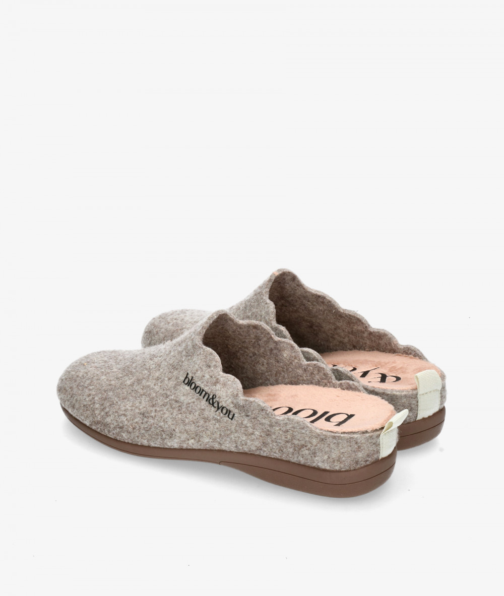 bloom&you Slippers  BLOOM SLIPPERS in taupe bloom&you Slippers  BLOOM SLIPPERS in taupe