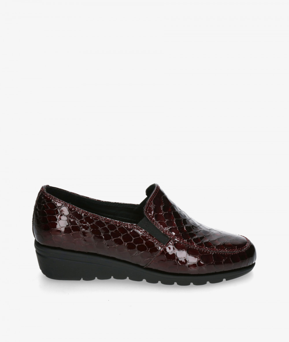 Zapatos St. Gallen  ADELFA 20-11-15930 12176 en coco burdeos Zapatos St. Gallen  ADELFA 20-11-15930 12176 en coco burdeos