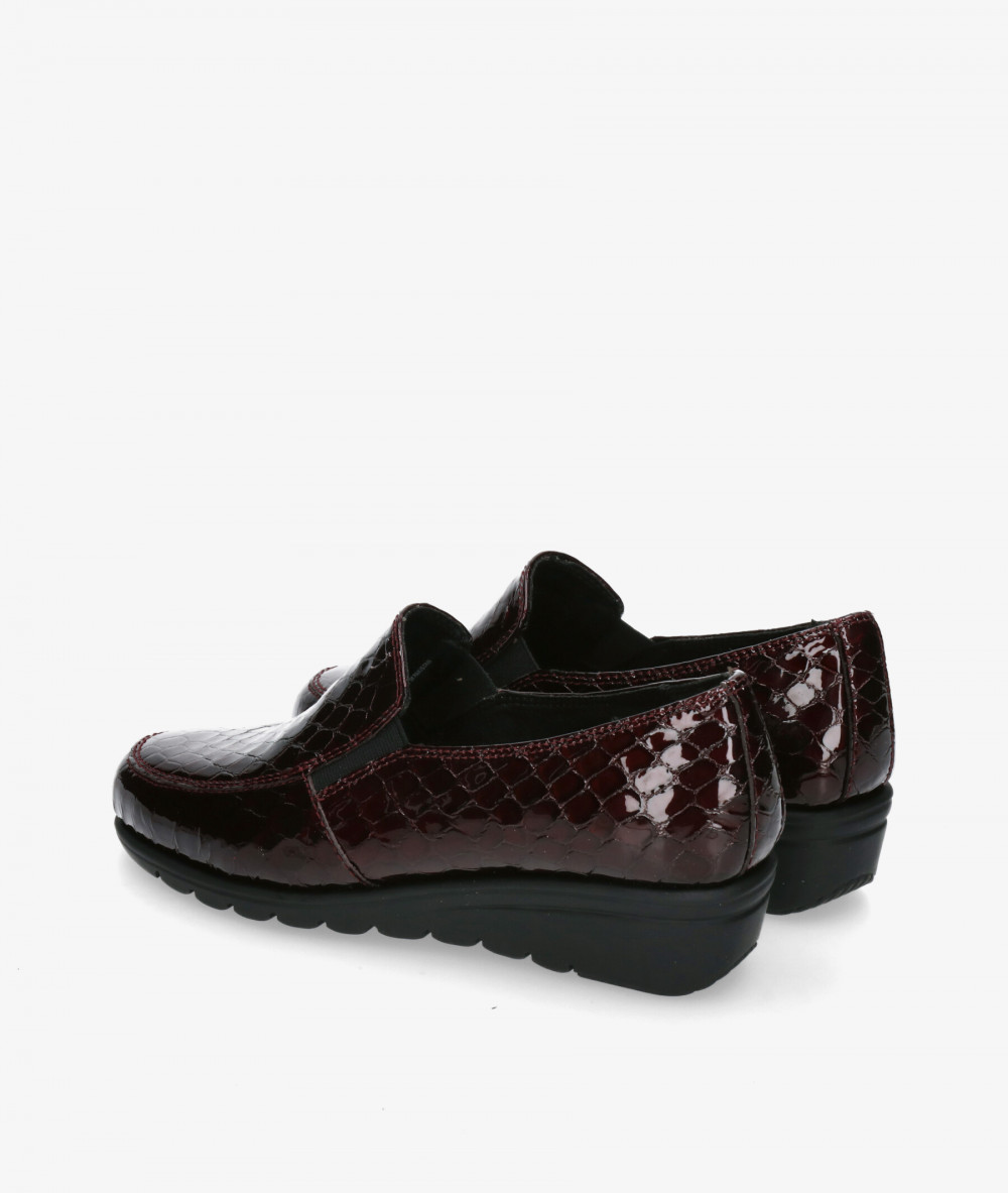 Zapatos St. Gallen  ADELFA 20-11-15930 12176 en coco burdeos Zapatos St. Gallen  ADELFA 20-11-15930 12176 en coco burdeos