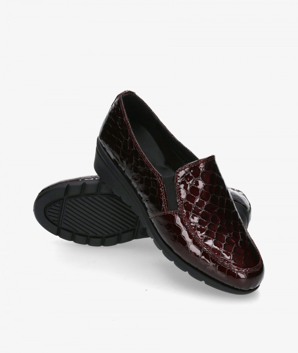 Zapatos St. Gallen  ADELFA 20-11-15930 12176 en coco burdeos Zapatos St. Gallen  ADELFA 20-11-15930 12176 en coco burdeos