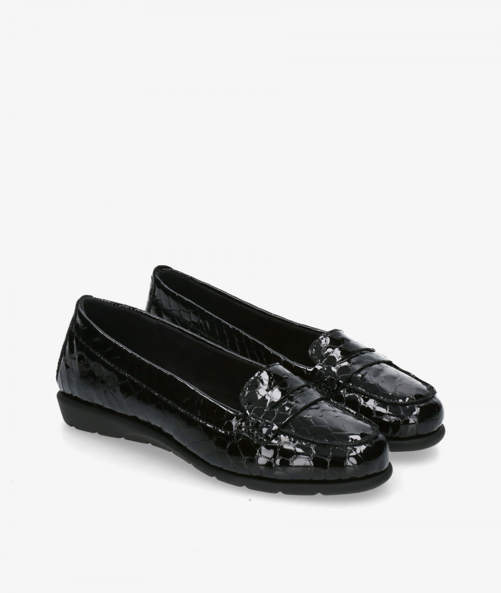 Zapatos St. Gallen  ABRIL 20-10-15539 en coco negro Zapatos St. Gallen  ABRIL 20-10-15539 en coco negro