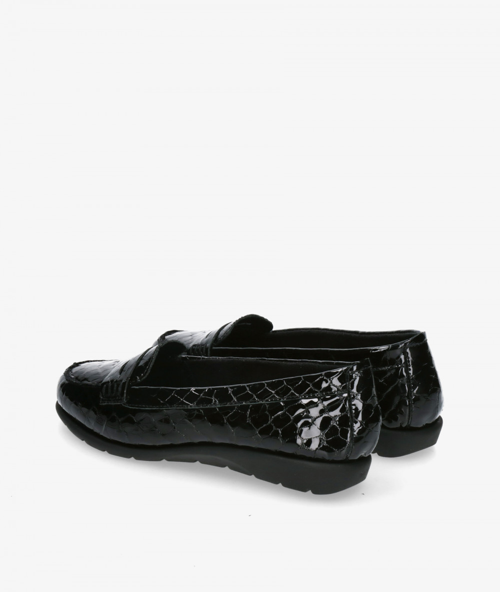 Zapatos St. Gallen ABRIL 20-10-15539 en coco negro