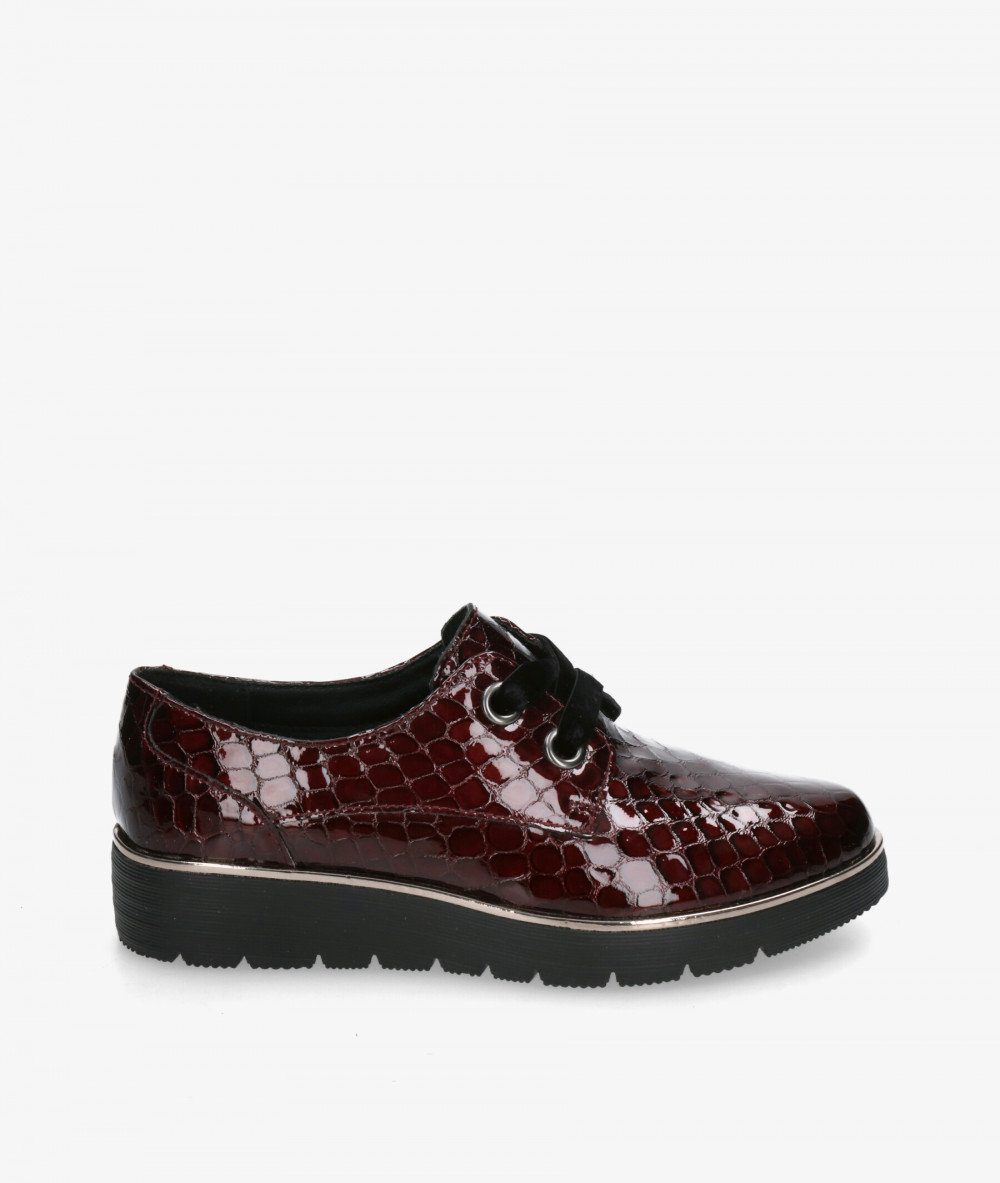 Zapatos St. Gallen  ADELE 18-10-11727 en coco burdeos Zapatos St. Gallen  ADELE 18-10-11727 en coco burdeos