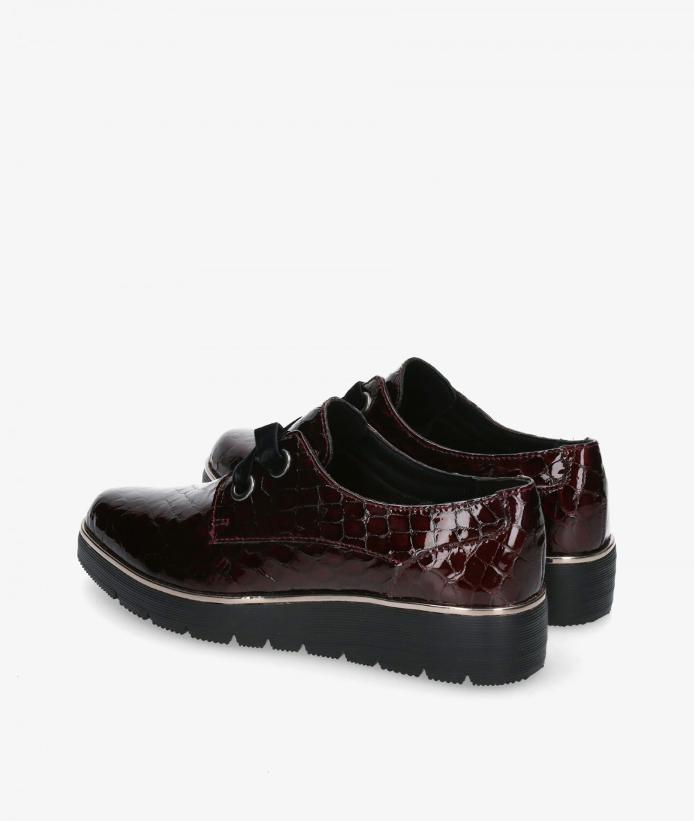 Zapatos St. Gallen  ADELE 18-10-11727 en coco burdeos Zapatos St. Gallen  ADELE 18-10-11727 en coco burdeos