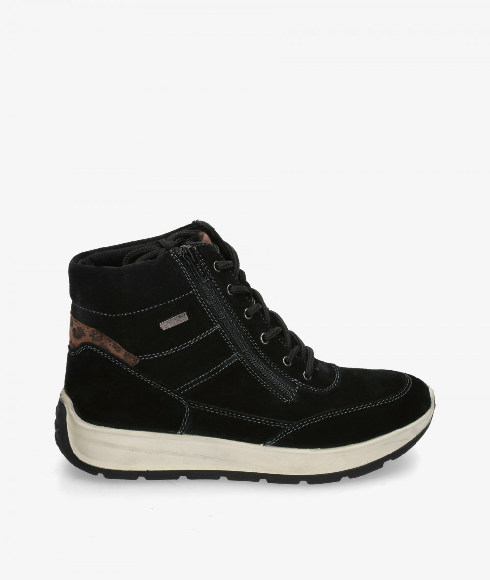 Botines St. Gallen  SOFI-02 en serraje negro