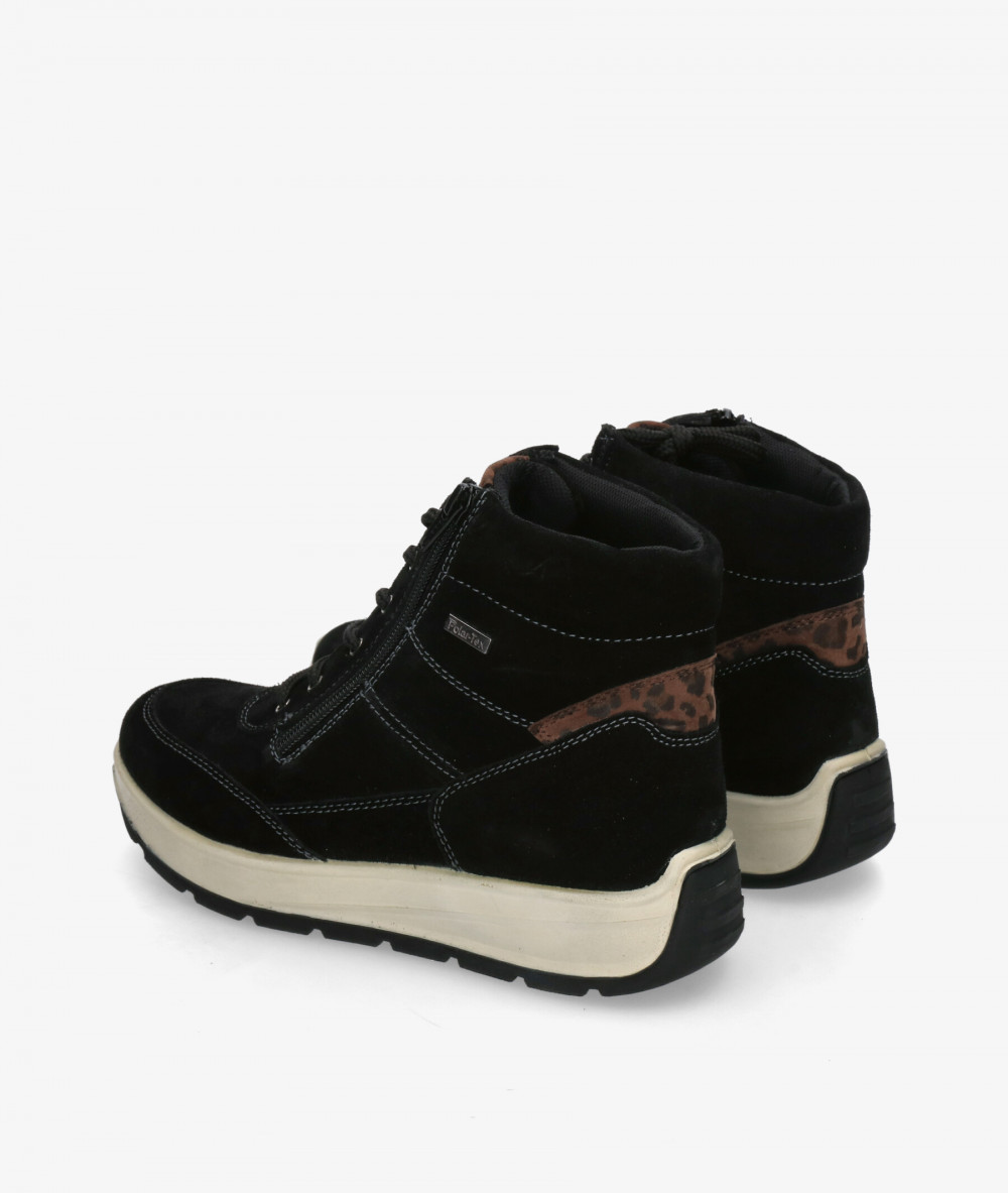 Botines St. Gallen  SOFI-02 en serraje negro