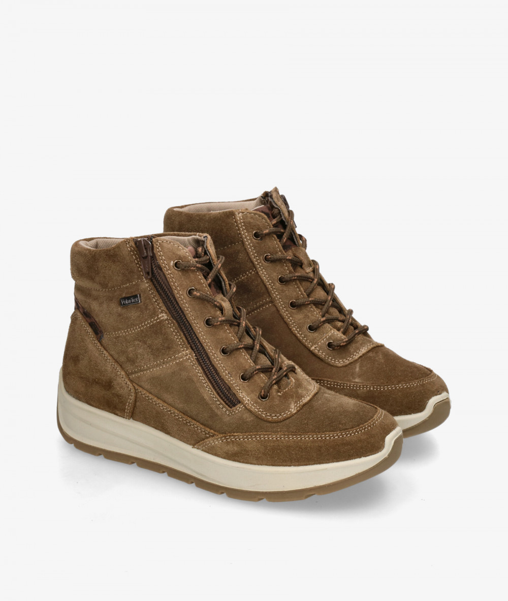 Botines St. Gallen SOFI-02 en serraje taupe