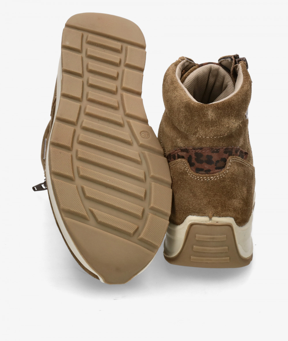 Botines St. Gallen SOFI-02 en serraje taupe