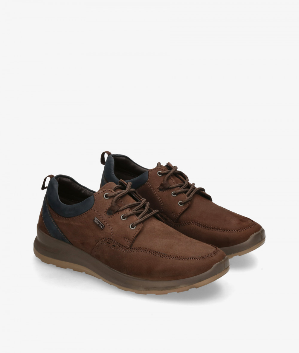 Zapatos casual St. Gallen NETO-01 en nobuck marrón Zapatos casual St. Gallen NETO-01 en nobuck marrón