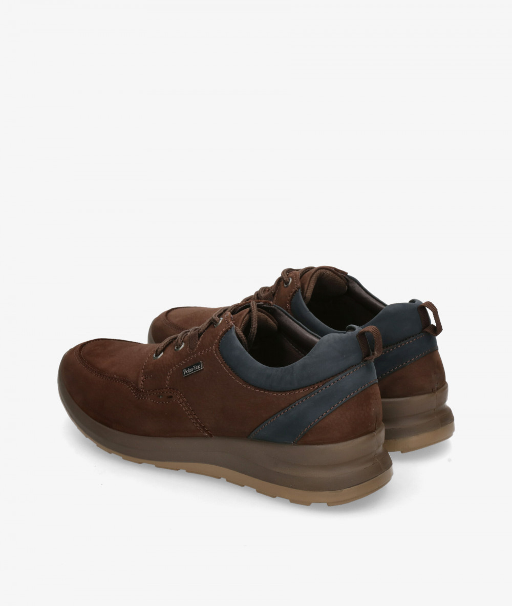 Zapatos casual St. Gallen NETO-01 en nobuck marrón Zapatos casual St. Gallen NETO-01 en nobuck marrón