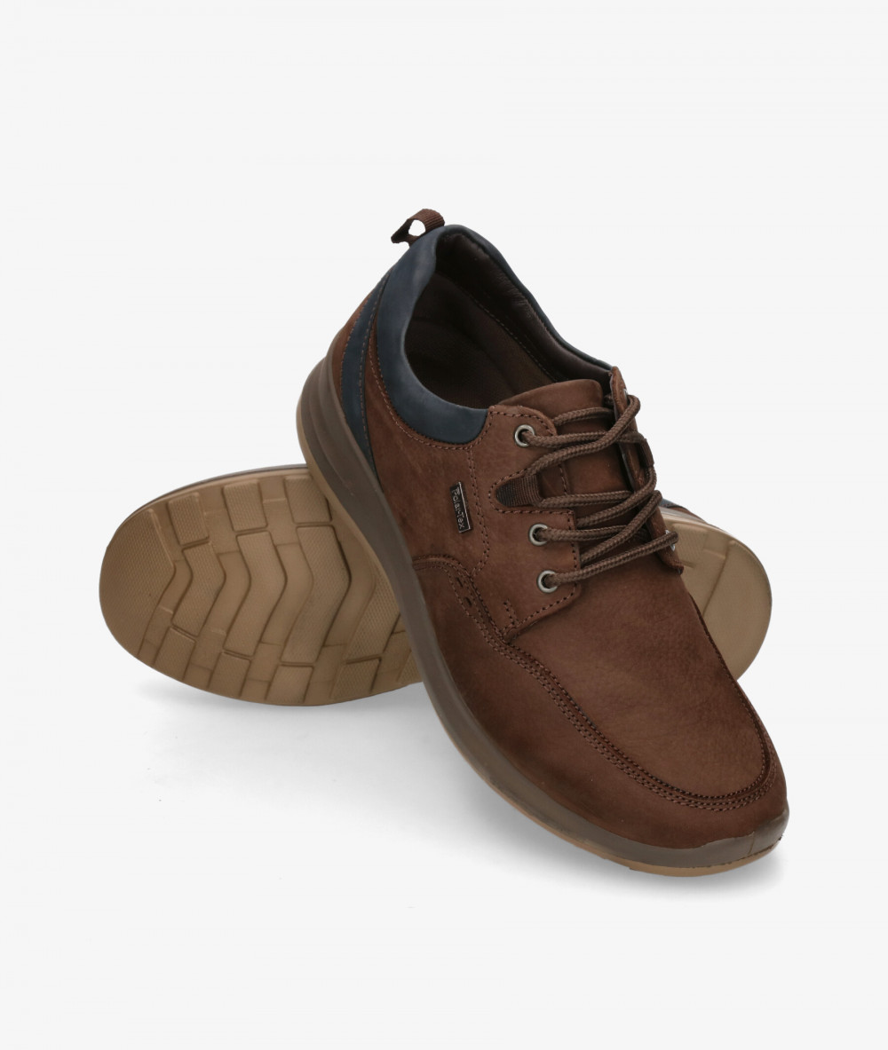 Zapatos casual St. Gallen NETO-01 en nobuck marrón Zapatos casual St. Gallen NETO-01 en nobuck marrón