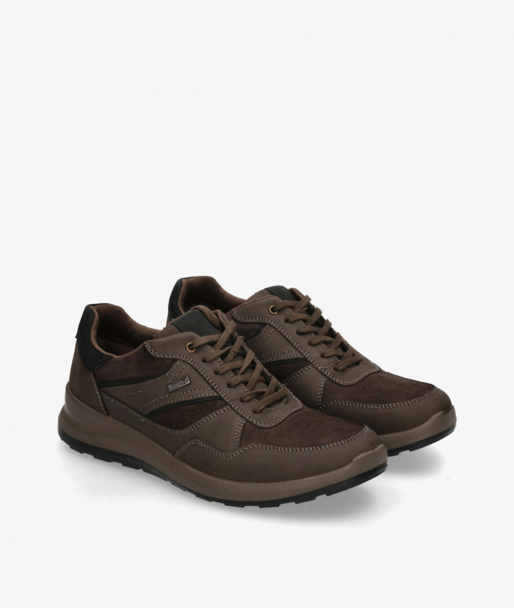 Zapatos casual St. Gallen NETO-03 en nobuck marrón Zapatos casual St. Gallen NETO-03 en nobuck marrón