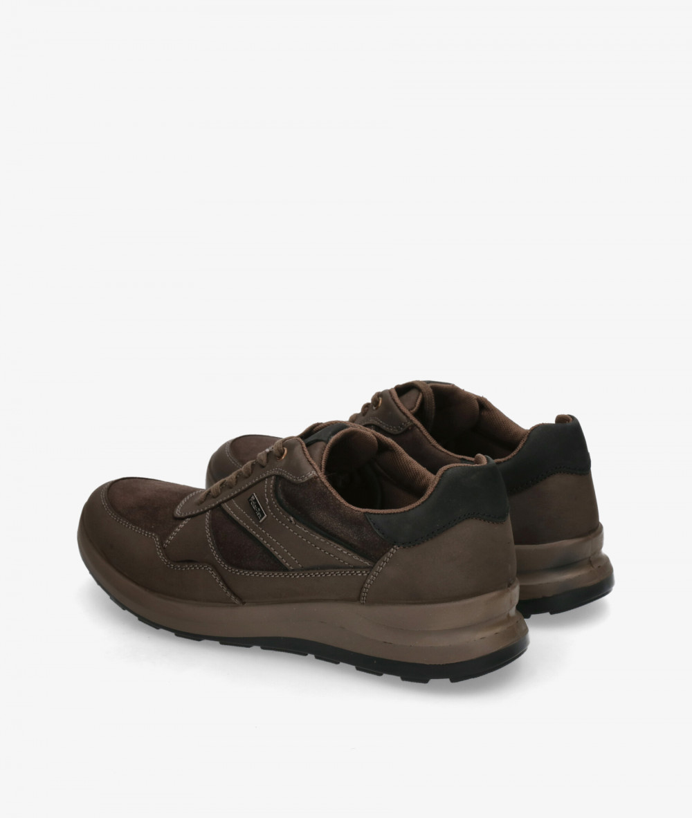 Zapatos casual St. Gallen NETO-03 en nobuck marrón Zapatos casual St. Gallen NETO-03 en nobuck marrón
