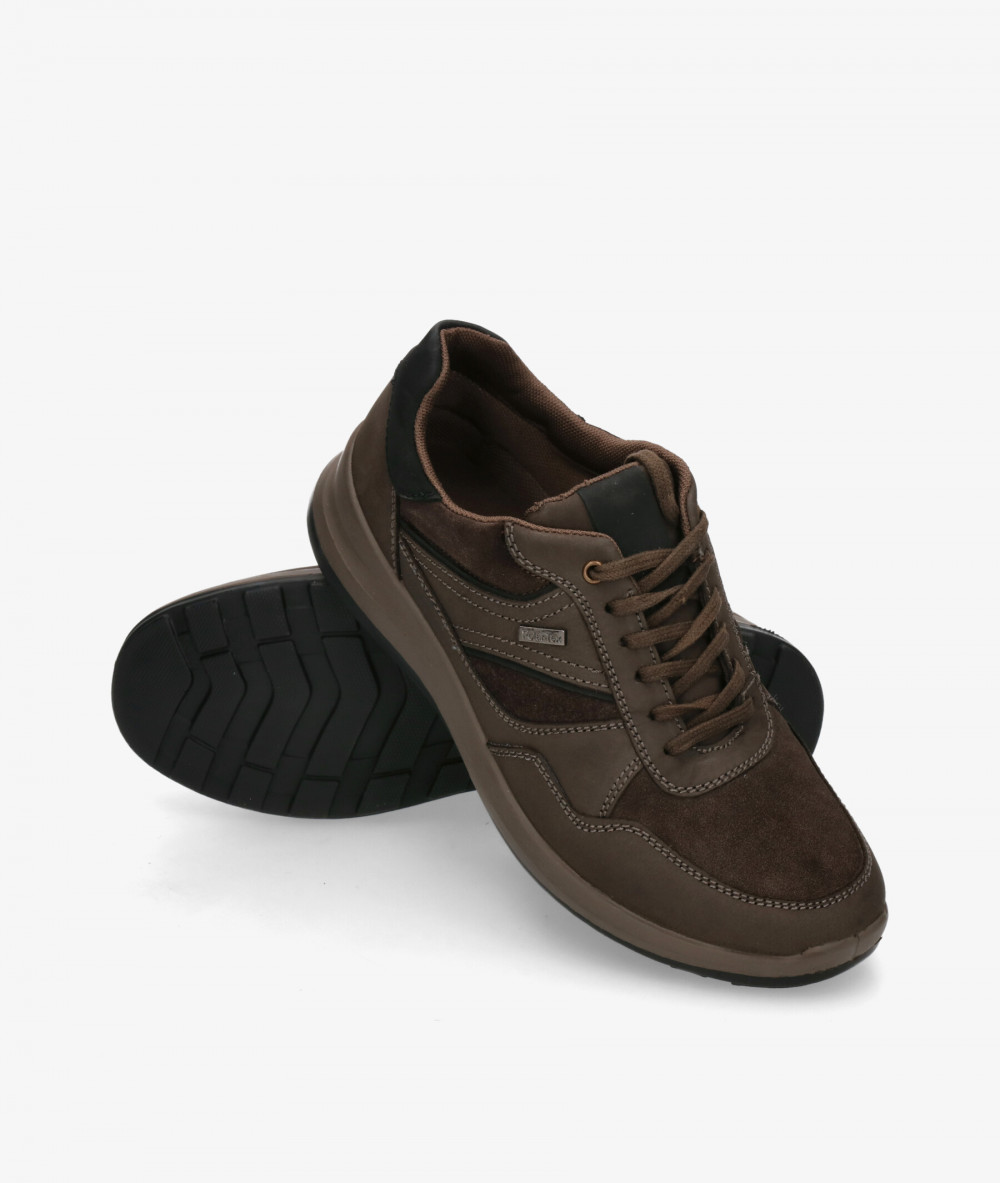 Zapatos casual St. Gallen NETO-03 en nobuck marrón Zapatos casual St. Gallen NETO-03 en nobuck marrón