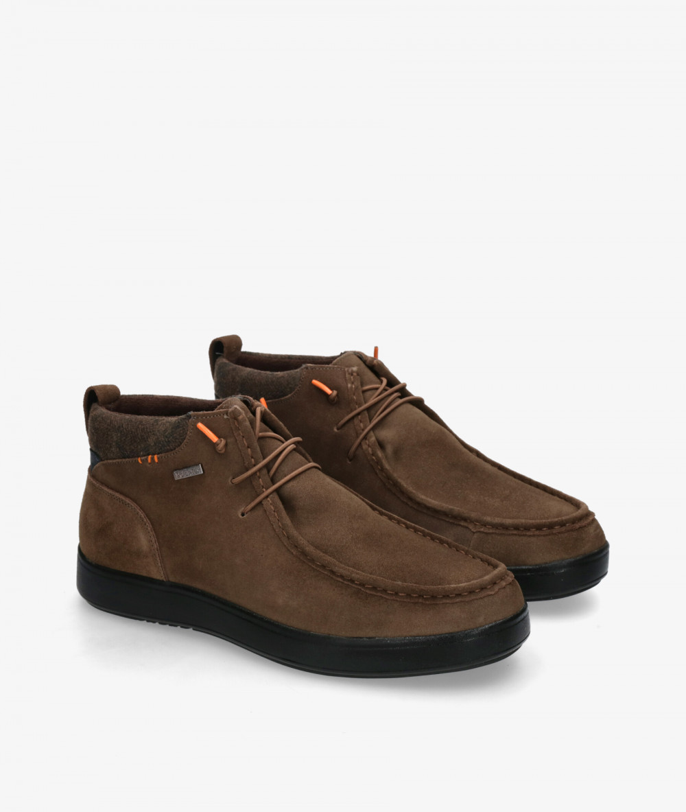Zapatos casual St. Gallen POLI-02 en serraje taupe Zapatos casual St. Gallen POLI-02 en serraje taupe