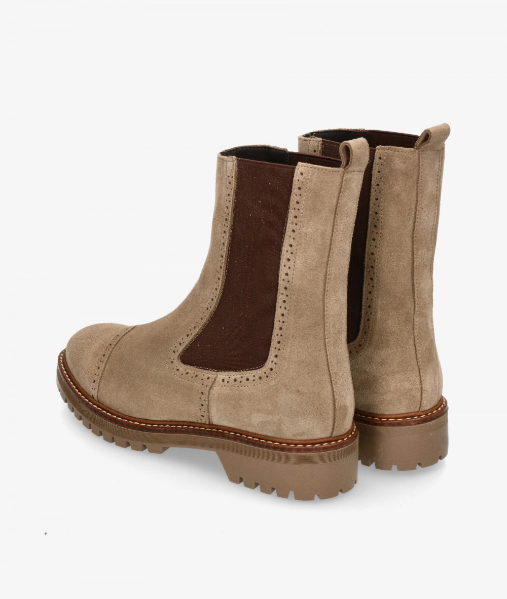 Botines bloom&you VIRGINIA en serraje taupe