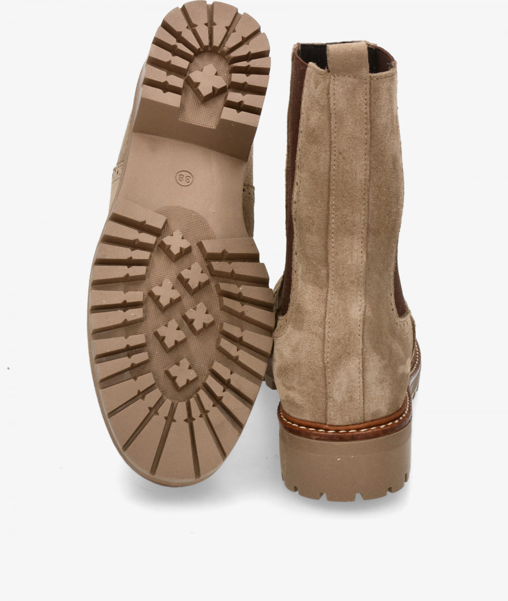 Botines bloom&you VIRGINIA en serraje taupe