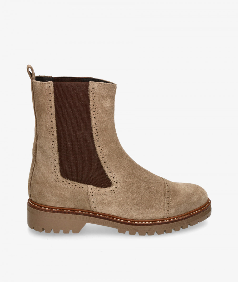 Botines bloom&you VIRGINIA en serraje taupe