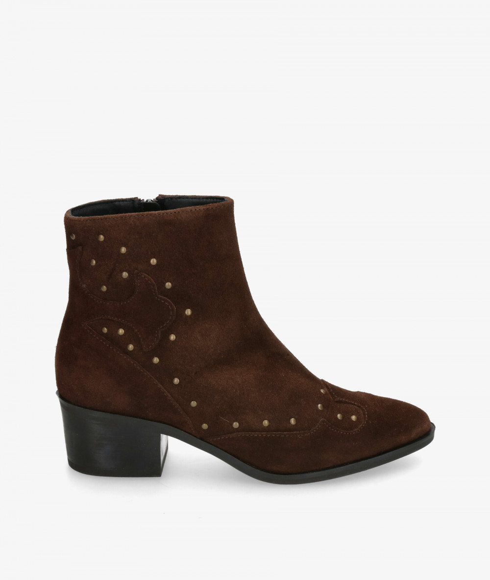 Botines pabloochoa.shoes  39515 en serraje marrón Botines pabloochoa.shoes  39515 en serraje marrón