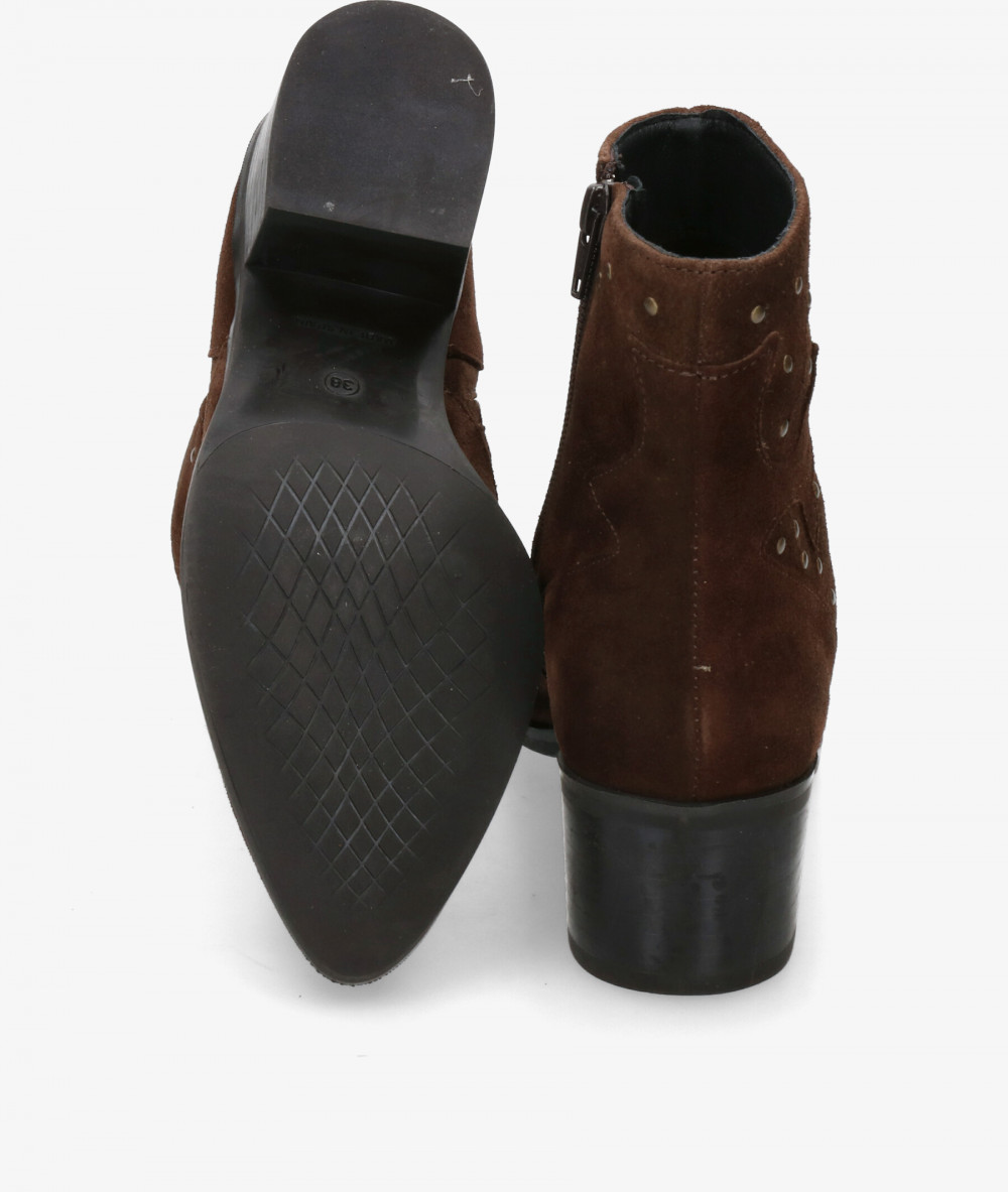 Botines pabloochoa.shoes  39515 en serraje marrón Botines pabloochoa.shoes  39515 en serraje marrón