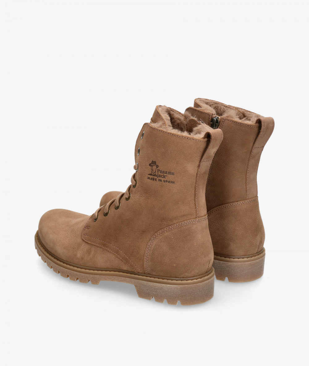Botines Panamá Jack FRISIA B30 en nobuck taupe